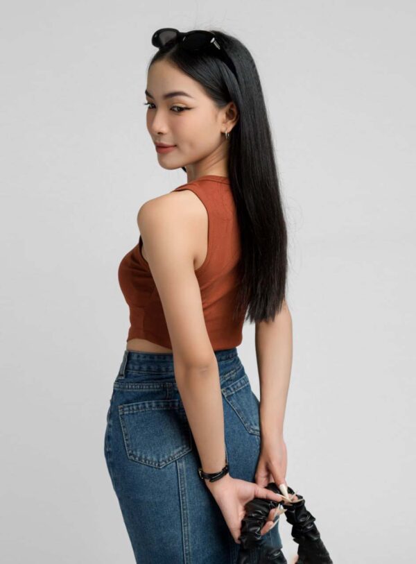 Áo Croptop Nữ Sát Nách Rã Ngực ACTFM26 h5