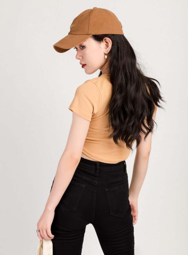 Áo Croptop Nữ Lai Bầu Essentials ACTFM25 h6