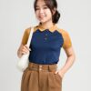 Áo Polo Basic Nữ Phối Màu APLFM14 h2