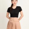 Áo Thun Croptop Nữ Tay Ngắn Vải Xốp APLFM6 h3