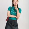 Áo Croptop Nữ Rút Dây In Chữ I'm Not ACTFM6 h6