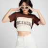 Áo Thun Croptop nữ Khoét Giữa Rockmore ACTFM27