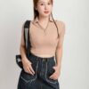 Áo Polo Croptop Nữ Cổ Chữ Y APLFM11 h3