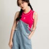 Yếm Quần Jeans Đùi Rút Dây Eo YFM8 H5