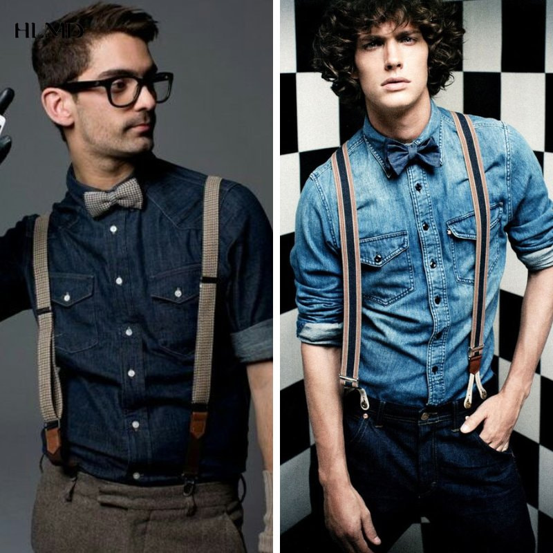 Mix-match Suspender cùng áo denim hiện đại