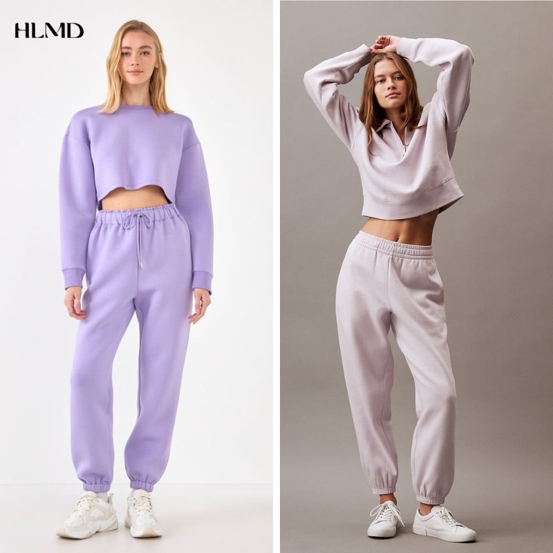 Thời trang sành điệu cùng áo sweatshirt và quần chun