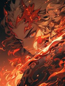 hình nền ảnh rengoku đẹp