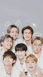 hình nền bts cute