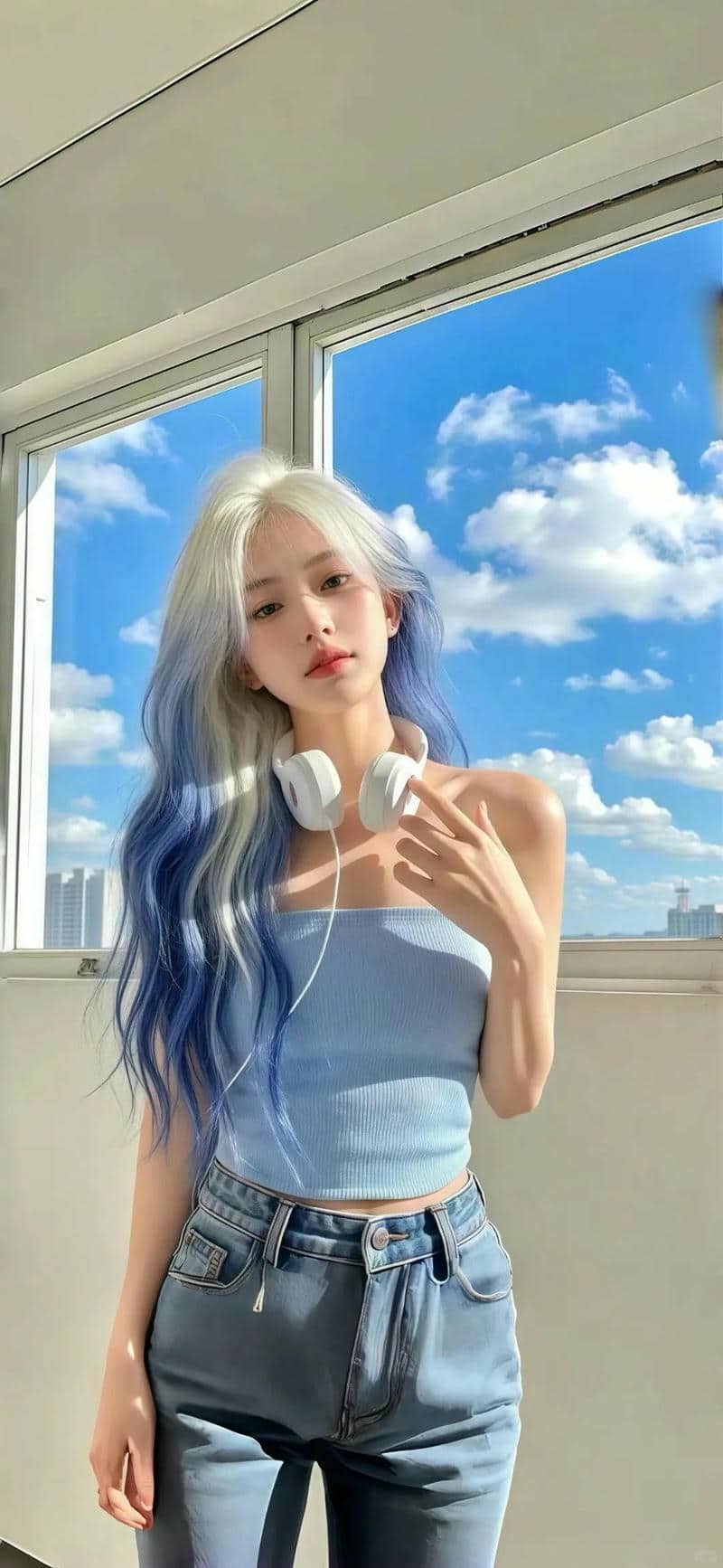 hình nền cô gái ngầu