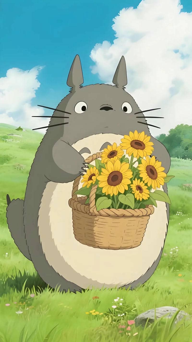hình nền đt cute totoro