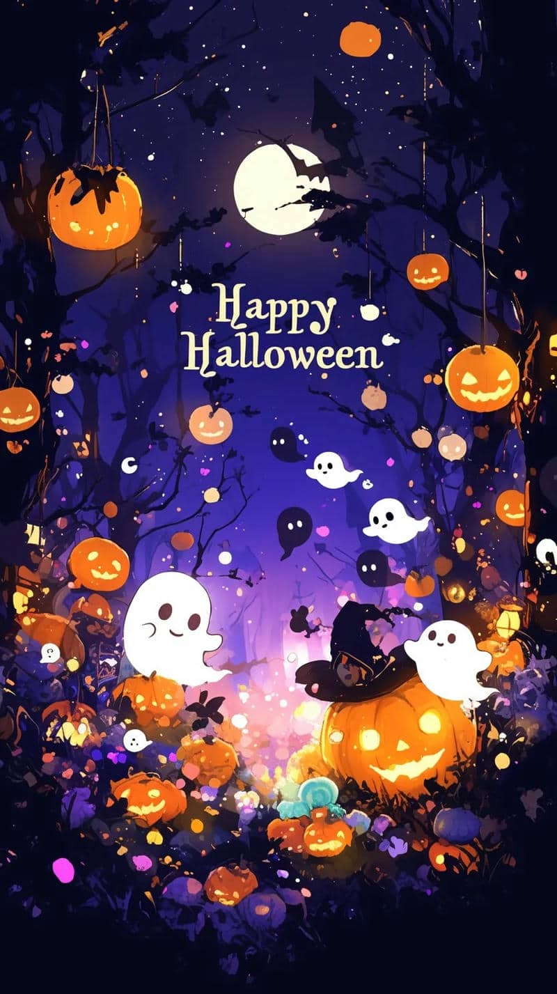 hình nền halloween cute