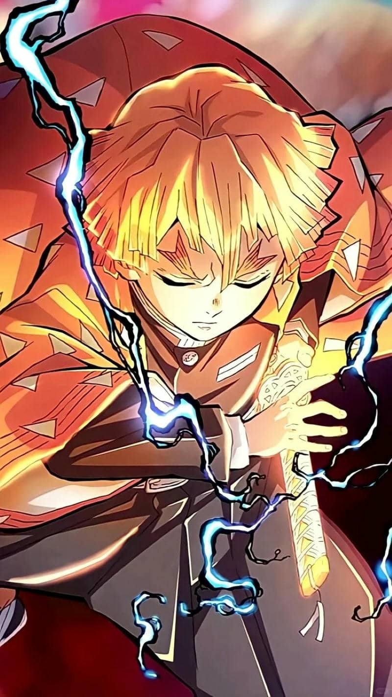 hình nền zenitsu anime ngầu