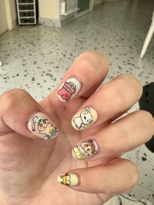 nail anime đáng yêu