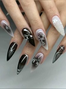 nail loang đen