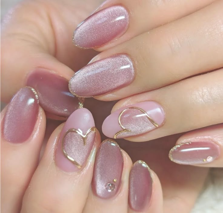 nail mắt mèo đính đá