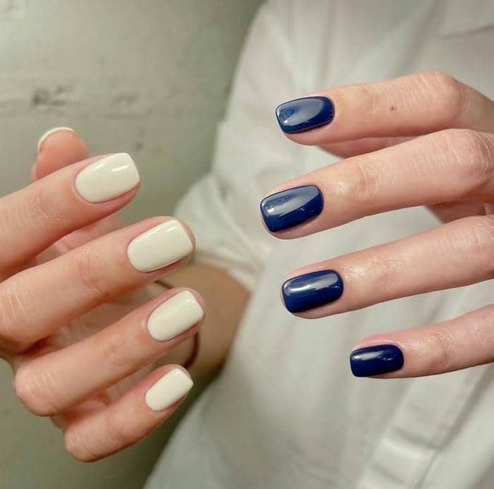 nail sơn trơn đơn giản