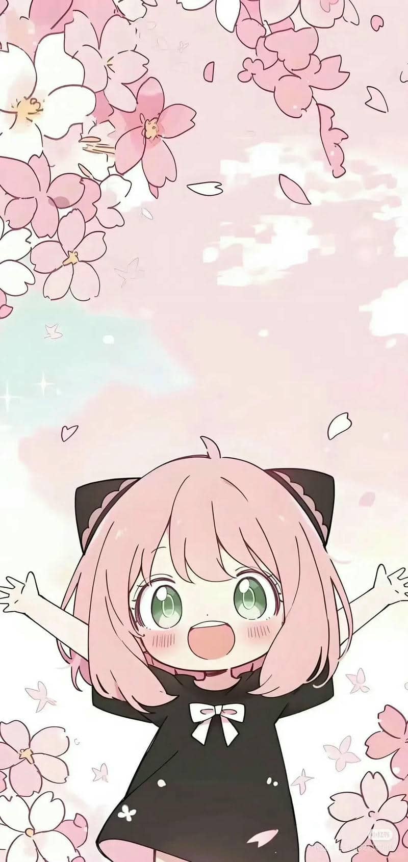 vẽ anya chibi