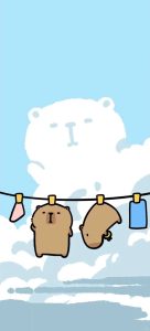 ảnh capybara làm hình nền