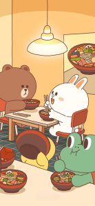 hình nền gấu nâu cute