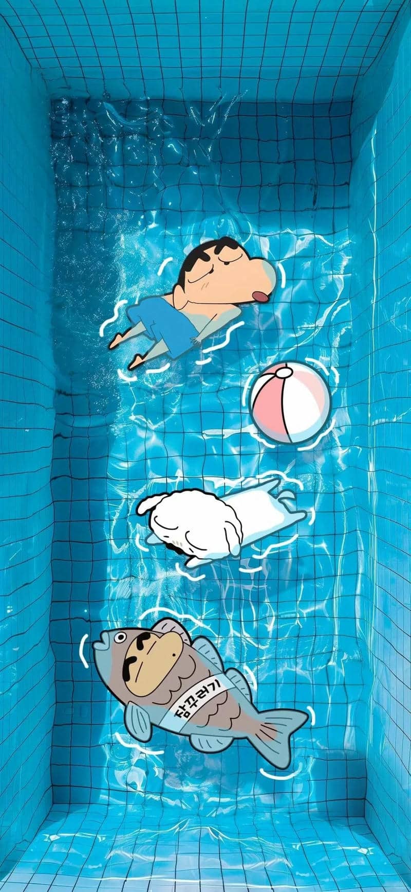 hình nền màu xanh dương cute