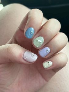 mẫu nail hài hước dễ thương