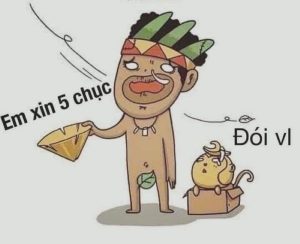 meme xin tiền