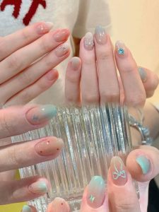 nail hàn quốc cute, đáng yêu
