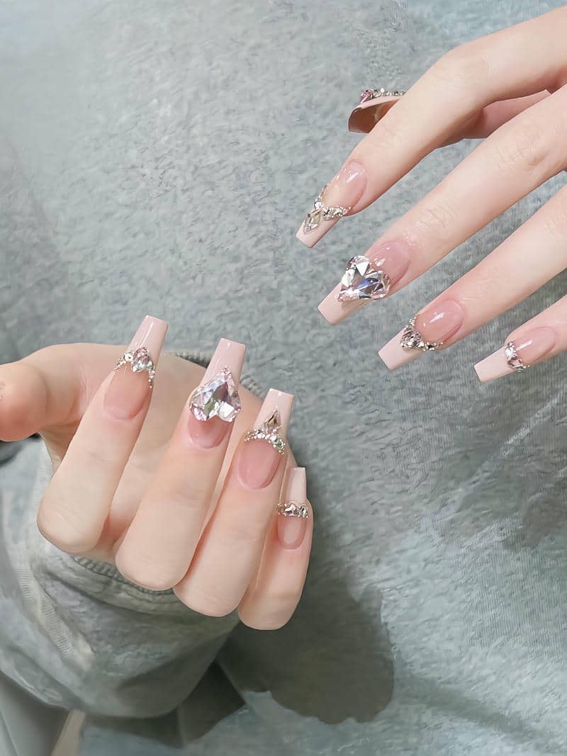 nail vuông dài đẹp