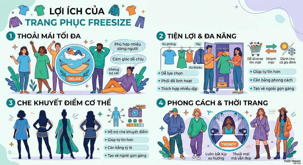 Lợi ích của trang phục freesize Lợi ích của trang phục freesize