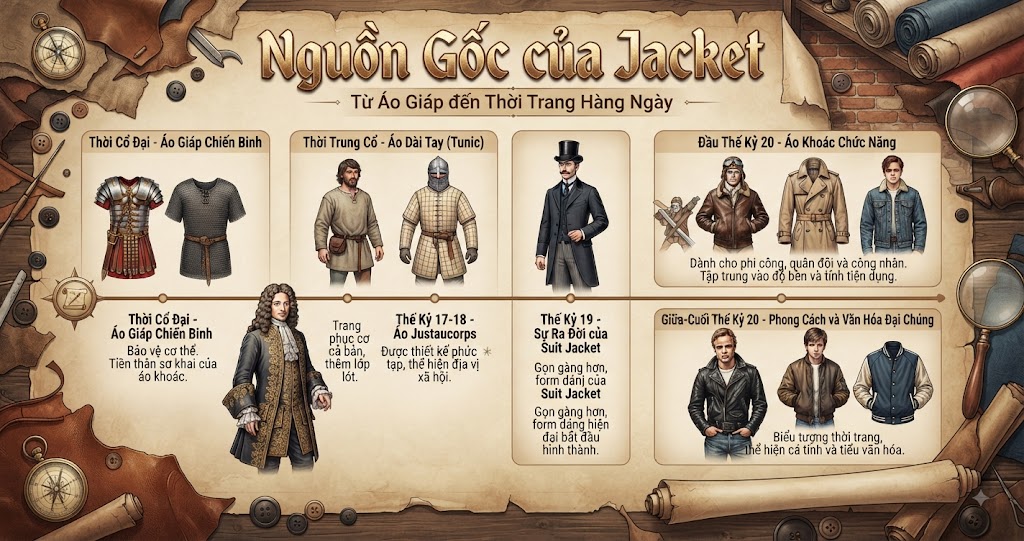 Nguồn gốc của Jacket