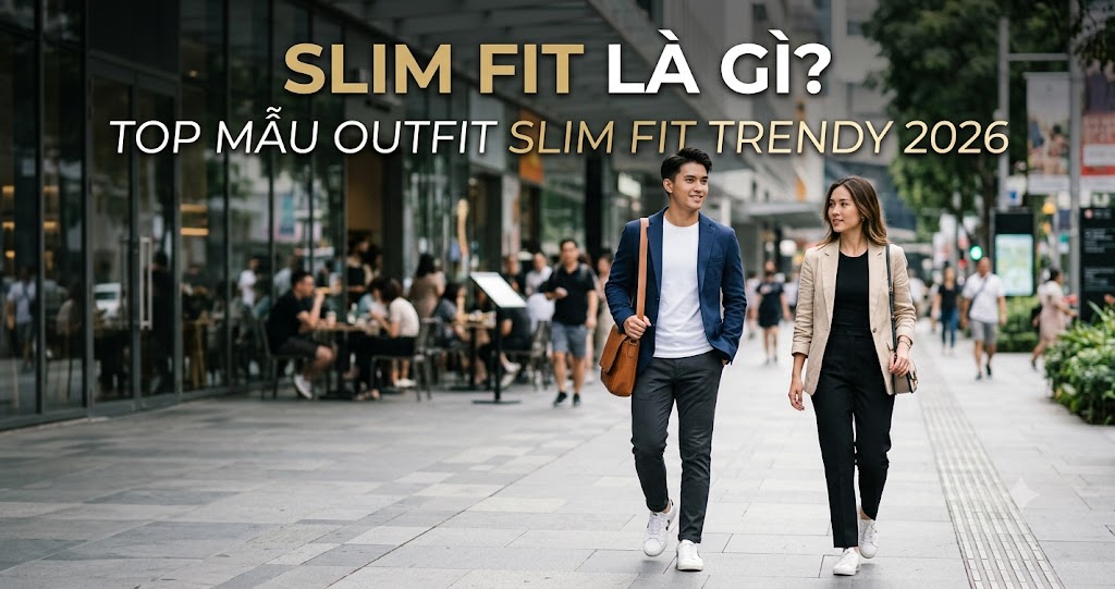 Slim fit là gì? Top mẫu outfit slim fit TRENDY 2026