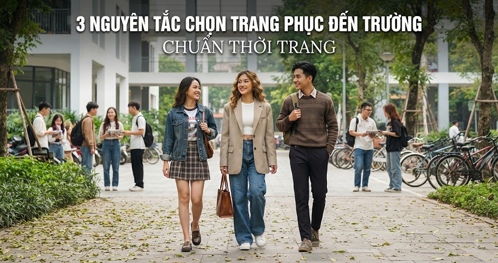 3 Nguyên Tắc Chọn Trang Phục Đến Trường Chuẩn Thời Trang 3 Nguyên Tắc Chọn Trang Phục Đến Trường Chuẩn Thời Trang