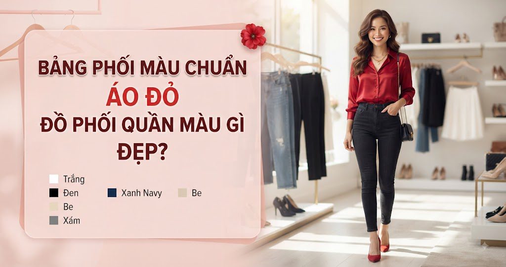 Bảng Phối Màu Chuẩn Áo Đỏ Đồ Phối Quần Màu Gì Đẹp Bảng Phối Màu Chuẩn Áo Đỏ Đồ Phối Quần Màu Gì Đẹp