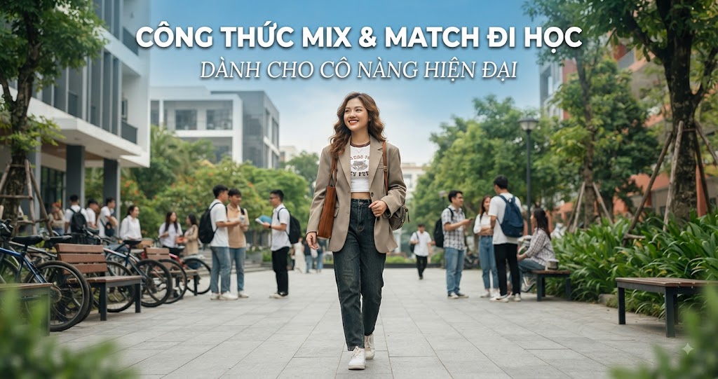 Công Thức Mix & Match Đi Học Dành Cho Cô Nàng Hiện Đại Công Thức Mix & Match Đi Học Dành Cho Cô Nàng Hiện Đại