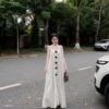 DAM MAXI CHAM BI NO DO – NANG THO MUA HE 0