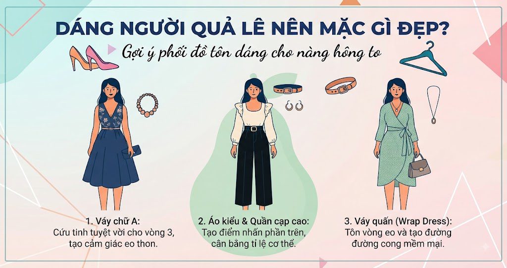 Dáng Người Quả Lê Nên Mặc Gì Đẹp? Dáng Người Quả Lê Nên Mặc Gì Đẹp?