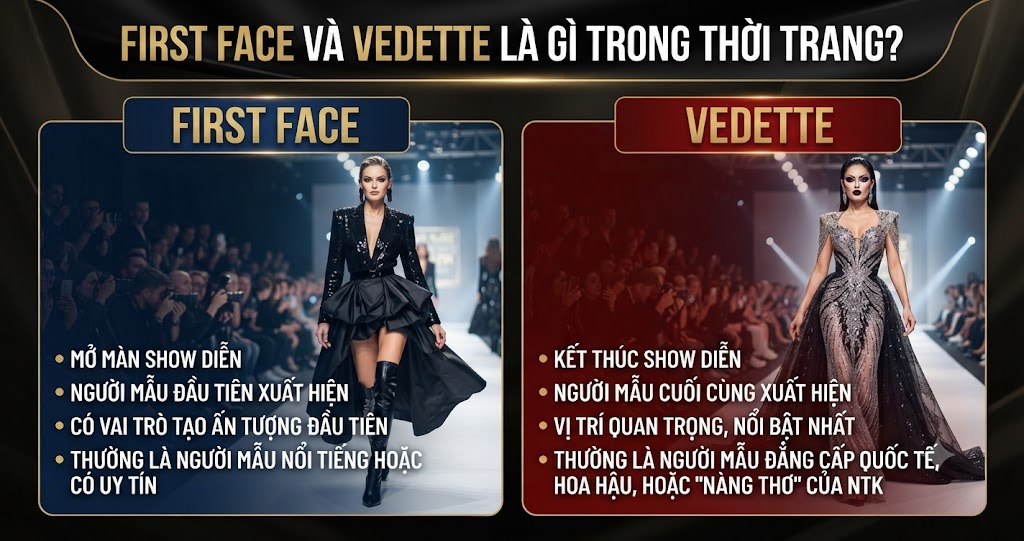First Face Và Vedette Là Gì Trong Thời Trang?