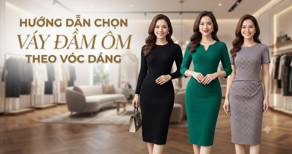 Hướng Dẫn Chọn Váy Đầm Ôm Theo Vóc Dáng Hướng Dẫn Chọn Váy Đầm Ôm Theo Vóc Dáng