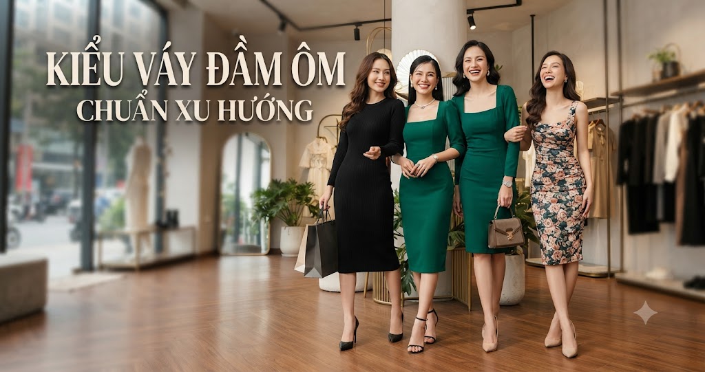 Kiểu Váy Đầm Ôm Chuẩn Xu Hướng Kiểu Váy Đầm Ôm Chuẩn Xu Hướng