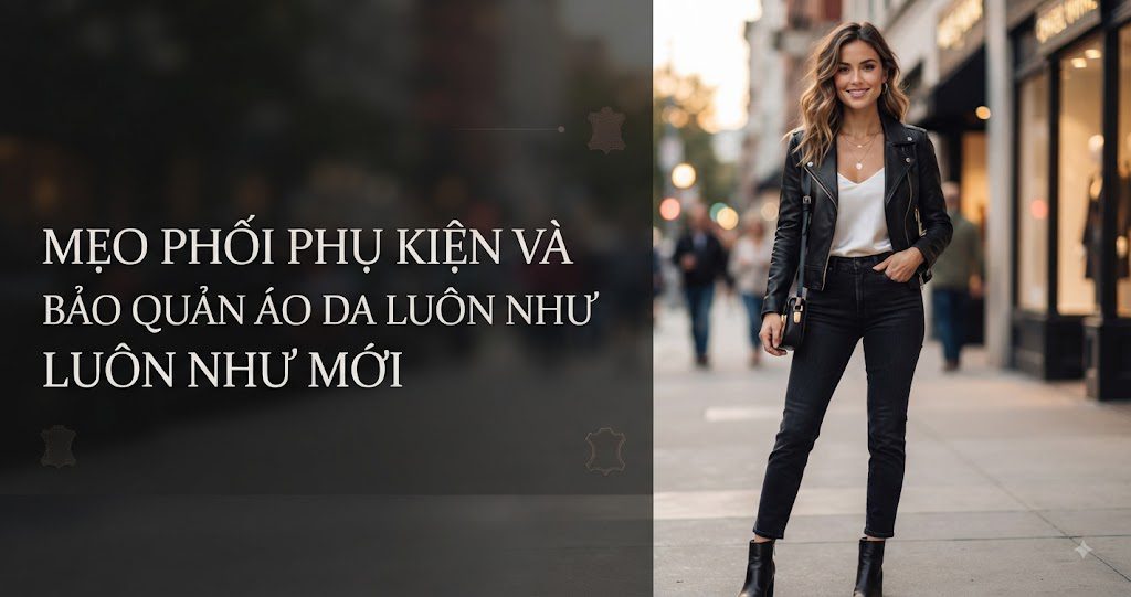 Mẹo Phối Phụ Kiện Và Bảo Quản Áo Da Luôn Như Mới Mẹo Phối Phụ Kiện Và Bảo Quản Áo Da Luôn Như Mới