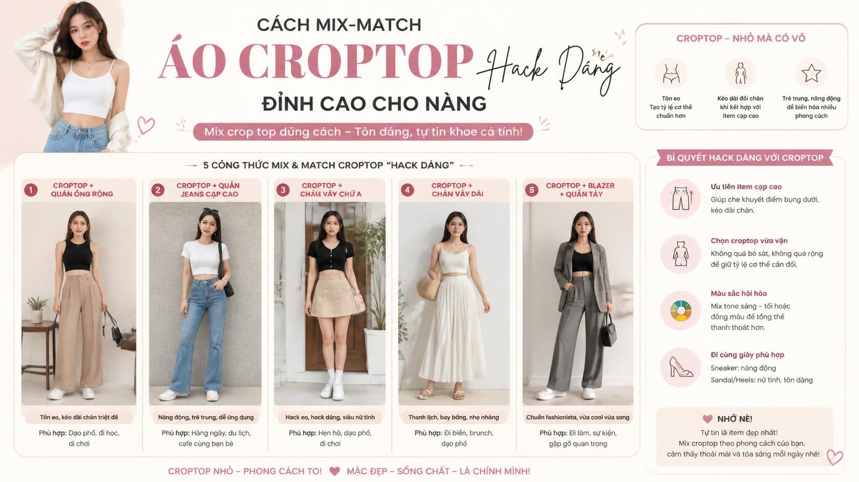 Công Thức Mix-Match Croptop Công Thức Mix-Match Croptop