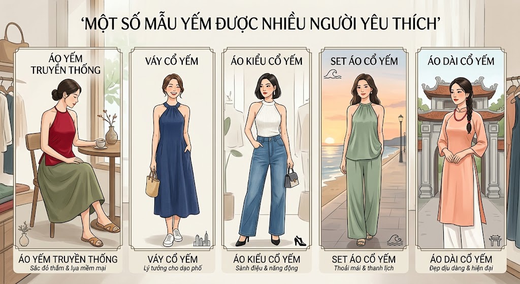 Một số mẫu yếm được nhiều người yêu thích tại HLMD Một số mẫu yếm được nhiều người yêu thích tại HLMD