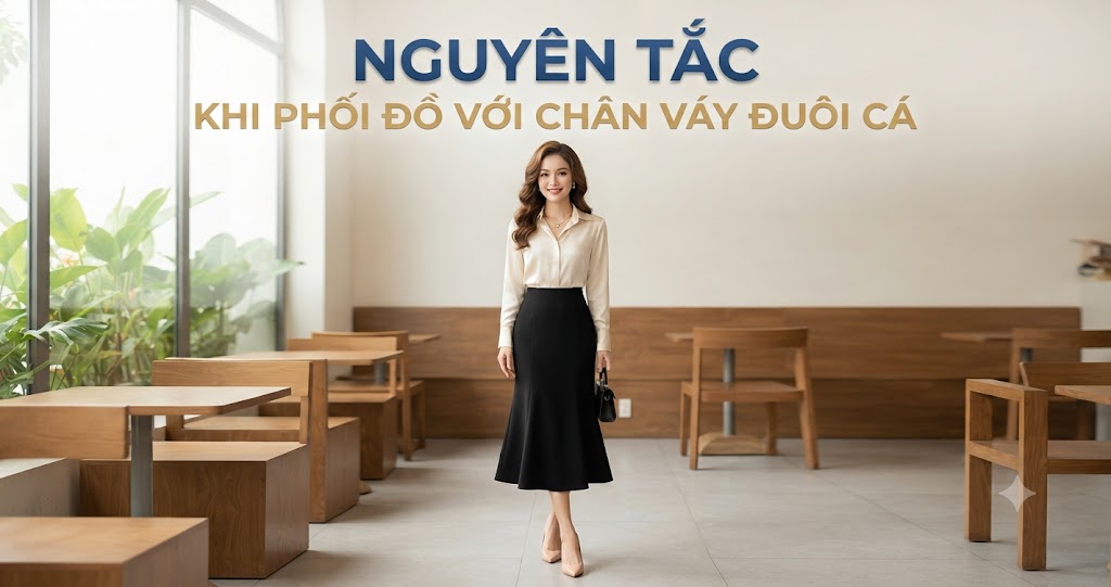 Nguyên Tắc Khi Phối Đồ Với Chân Váy Đuôi Cá 