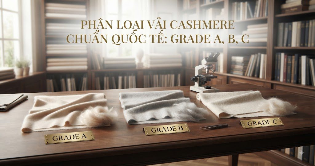 Phân Loại Vải Cashmere Chuẩn Quốc Tế: Grade A, B, C
