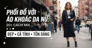 Phối Đồ Với Áo Khoác Da Nữ: 20+ Cách Mix Đẹp, Cá Tinh & Tôn Dáng