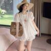 Đầm Babydoll Dễ Thương Chất Cotton Hàn Mềm Mát 5 Set Vay Nu Coc Tay Babydoll De Thuong Chat Cotton Han Mem Mat 115 1