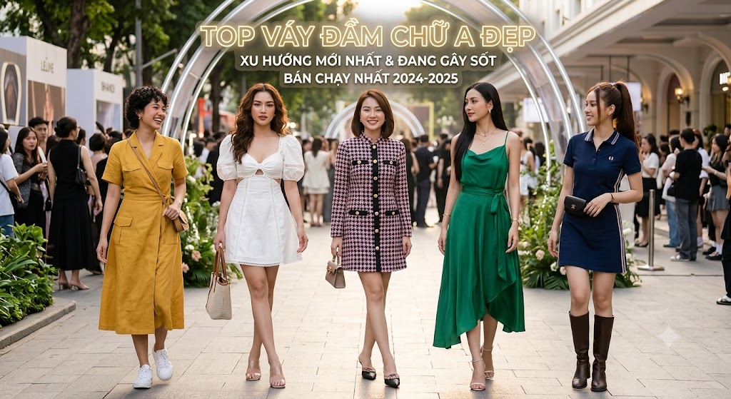 TOP váy đầm chữ A đẹp, đang gây sốt TOP váy đầm chữ A đẹp, đang gây sốt